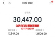 错过等一年！白条秒到商家，信用购提现轻松实现！