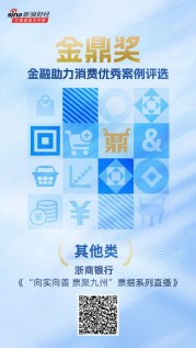 金鼎奖获奖名单揭晓：浙商银行《“向实向善 票聚九州”票据系列直播》荣获其他类优秀案例